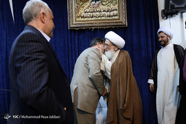 دیدار وزیر ارشاد و رئیس سازمان حج و زیارت با علما و مراجع تقلید
