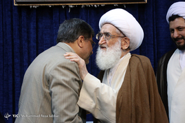 دیدار وزیر ارشاد و رئیس سازمان حج و زیارت با علما و مراجع تقلید
