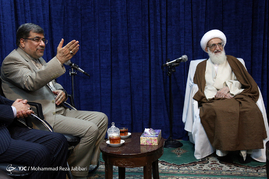 دیدار وزیر ارشاد و رئیس سازمان حج و زیارت با علما و مراجع تقلید
