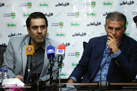 برگزاری نشست مطبوعاتی رئیس فدراسیون و سرمربی تیم ملی فوتبال
