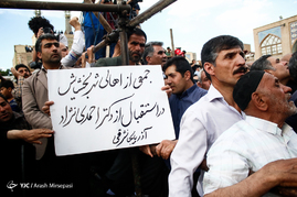 سخنرانی احمدی نژاد به مناسبت نیمه شعبان در مسجد جامع زنجان	
