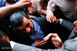 سخنرانی احمدی نژاد به مناسبت نیمه شعبان در مسجد جامع زنجان
