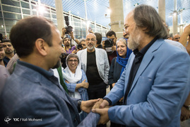 استقبال از عوامل فیلم سینمایی فروشنده
