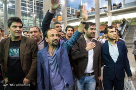 استقبال از عوامل فیلم سینمایی فروشنده

