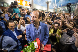 استقبال از عوامل فیلم سینمایی فروشنده
