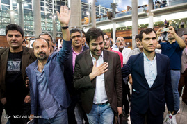 استقبال از عوامل فیلم سینمایی فروشنده
