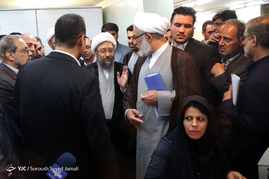 بازدید رئیس قوه قضائیه از اداره ثبت شرق تهران	
