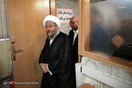 بازدید رئیس قوه قضائیه از اداره ثبت شرق تهران	

