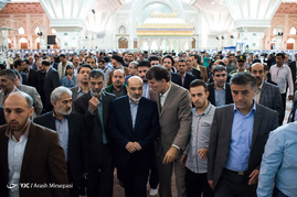 تجدید میثاق رئیس رسانه ملی و جمعی از مدیران سازمان صدا و سیما با آرمان‌های امام خمینی (ره)
