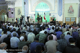 مراسم گرامیداشت سالگرد ارتحال امام خمینی(ره) در حرم رضوی
