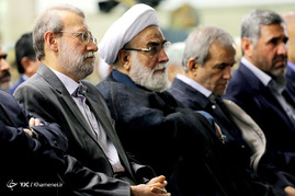 دیدار رئیس و نمایندگان مجلس شورای اسلامی با رهبر معظم انقلاب