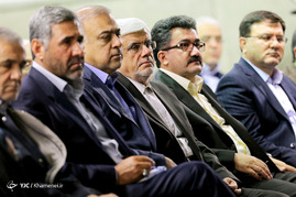 دیدار رئیس و نمایندگان مجلس شورای اسلامی با رهبر معظم انقلاب