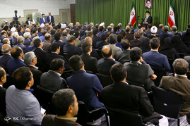 دیدار رئیس و نمایندگان مجلس شورای اسلامی با رهبر معظم انقلاب