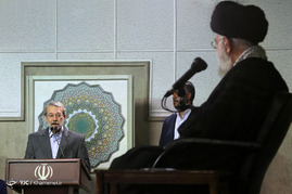 دیدار رئیس و نمایندگان مجلس شورای اسلامی با رهبر معظم انقلاب
