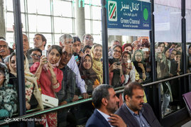 استقبال از تیم ملی والیبال در فرودگاه امام خمینی	
