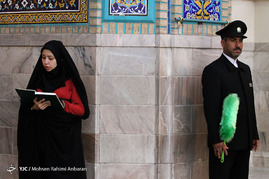 ترتیل خوانی سحرگاهی قرآن کریم در حرم مطهر رضوی
