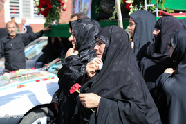 تشییع پیکر مدافع حرم شهید مرتضی مسیب زاده