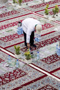 عظیم ترین سفره افطاری در حرم امام رضا علیه السلام