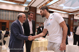 جشن صعود تیم ملی والیبال به المپیک
