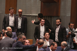 جشن صعود تیم ملی والیبال به المپیک