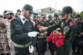 تشییع شهید مدافع حرم ، عباس دانشگر