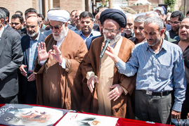 مراسم تشییع پیکر حمید سبزواری
