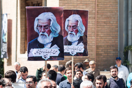 مراسم تشییع پیکر حمید سبزواری
