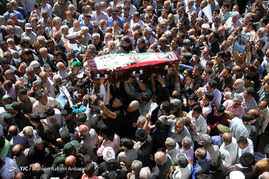 مراسم تشییع حمید سبزواری در شهرستان سبزوار	
