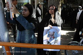 مراسم تشییع حمید سبزواری در شهرستان سبزوار	
