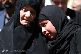 مراسم تشییع حمید سبزواری در شهرستان سبزوار	

