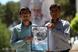 مراسم تشییع حمید سبزواری در شهرستان سبزوار	
