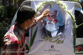 مراسم تشییع حمید سبزواری در شهرستان سبزوار	
