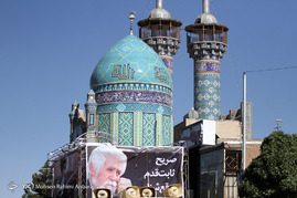 مراسم تشییع حمید سبزواری در شهرستان سبزوار
