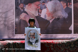 مراسم تشییع حمید سبزواری در شهرستان سبزوار

