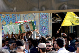 تشییع شهید مدافع حرم در شیراز	
