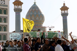 تشییع شهید مدافع حرم در شیراز	
