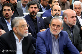 دیدار جمعی از اساتید دانشگاه‌ها با رهبر معظم انقلاب