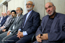 دیدار جمعی از اساتید دانشگاه‌ها با رهبر معظم انقلاب