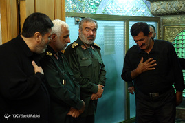 مراسم چهلمین روز شهادت سردار محمد ناظری