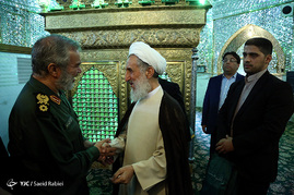 مراسم چهلمین روز شهادت سردار محمد ناظری