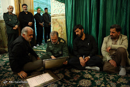 مراسم چهلمین روز شهادت سردار محمد ناظری