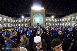 مراسم احیای شب نوزدهم ماه مبارک رمضان در حرم رضوی
