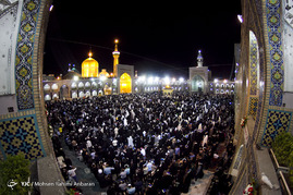 مراسم احیای شب نوزدهم ماه مبارک رمضان در حرم رضوی
