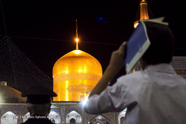 مراسم احیای شب نوزدهم ماه مبارک رمضان در حرم رضوی
