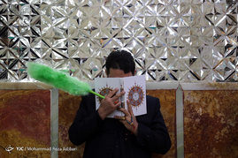 گزارش تصویری مراسم احیای شب 19 ماه رمضان - قم‎
