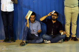 گزارش تصویری مراسم احیای شب 19 ماه رمضان - قم‎
