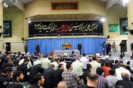 مراسم سوگواری مولای متقیان امام علی(ع) در حضور رهبر معظم انقلاب	

