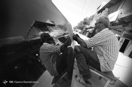 مراحل آماده سازی نمای خانه ابدی‎
