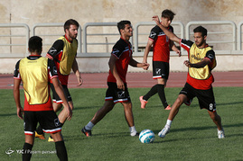 تمرین تیم فوتبال پرسپولیس
