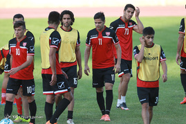 تمرین تیم فوتبال پرسپولیس

